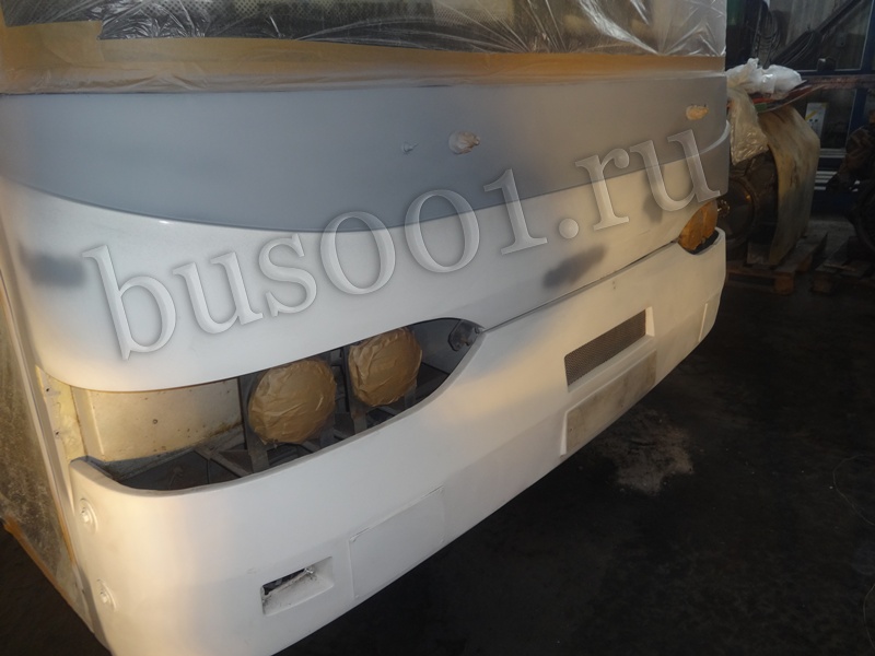 Кузовной ремонт и полная покраска автобуса «Волжанин»