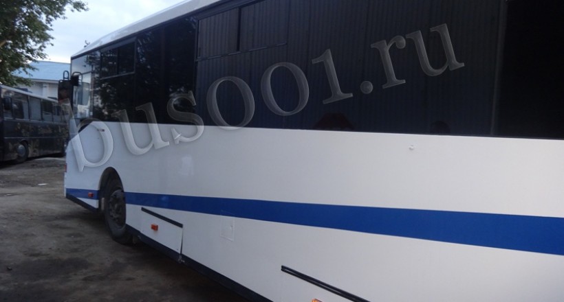 Кузовной ремонт и полная покраска автобуса «Волжанин»